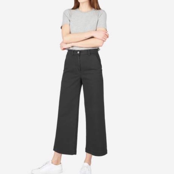 Everlane Pants - Everlane Wide Leg Crop Pant